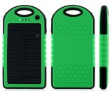 5000mA Waterproof Solar Power Bank with LED Indicator