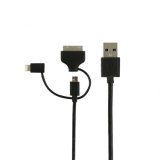 Promotional 3 in 1 Mfi Certificate USB Cable for Data Transfer Cable
