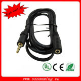 3.5mm Audio Extension Cable 1.5m Black
