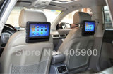 DIY Install 9 Inch Touch Screen Active Car Headrest DVD Player with Game/2 IR Headphone, for BMW Benz Audi VW Toyota etc