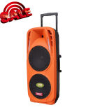 Rechargeable Battery Speaker with USB/SD Bluetooth Wireless Microphones (F73)