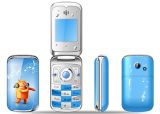 Mini Dual SIM Flip Mobile Phone (KK M15)