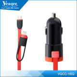 Veaqee Wholesale Mobile Phone USB Car Battery Charger with Cable