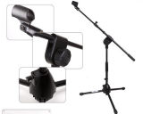 Black Microphone Stand T002b for Professional Performance