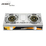 Iron Burner Portable Top Gas Stove with Double Burner