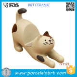 Wholesale Cute Yawn Cat Ceramic Phone Holder