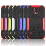 Plastic Hybird Armor Mobile Cell Phone Cover for Samsung S5