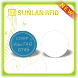 Sunlanrfid 13.56MHz Tag Coin Card ---PVC Round Blank Card Tag