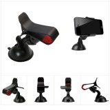 Phone Clip Holder Stand Dashboard Windshield Mount 360 Degree Rotation for All Smart Mobile Phones (Clip)