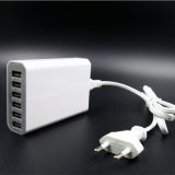 6 Output Ports Smart USB Charger for Mobile Phone (SMB601)