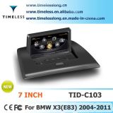 Car DVD Player for BMW X3 2006-2009 with Built-in GPS A8 Chipset RDS Bt 3G/WiFi DSP Radio 20 Dics Momery (TID-C103)