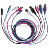 Colorful USB a Male to Micro USB Male Cable for Digital Cameras and Mobile Phones