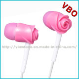 Rose Shape Gift Earphone Headset in-Ear Headphone