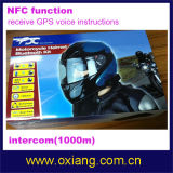 1000m Intercom Motorbike Motorcycle Helmet Headset with Nfc