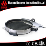 Stainless Steel Body Ceramic Coating Kitchen Appliance Electric BBQ Grill