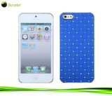 Luxurious Spot Diamond Crystal Mobile Phone Case Cover for iPhone 5 Blue