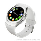Mtk2502 Full Round Screen Bluetooth Smart Watch with ECG Monitor