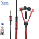 Wholesale High Quality Zipper Earphone for Mobile Phone