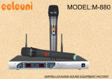 Unique Appearance LED UHF Duanl Channels Wireless Microphone