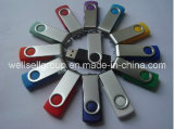 4GB Metal Swivel USB Flash Drive for Promotional Gift