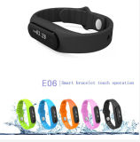 2015 Touch Screen Smart Band Wristband E06 Bracelet Fitness Wearable Tracker Waterproof IP67 Bluetooth Watch for Android 4.3 Ios7.0