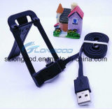 2-in-1 Micro USB Data Charging Cable for Samsung HTC with Foldable Phone Holder Stand