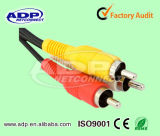 3RCA to 3RCA RCA Cable for Audio Video 2m