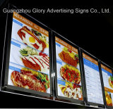 Acrylic LED Sign Menu Board/Indoor Acrylic Fast Food Menu Board