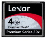 Lexar 4GB 80X Compact Flash Card CF Memory Card