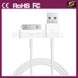 100% Original Mobile Phone USB Data Cable for iPhone4 White