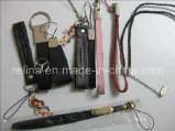 Mobile Phone Leather Hang Decorations Accessories (PVC-17)