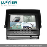 7'' 4 Channel with Quad Waterproof Car Monitor for Marine