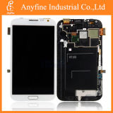 White Color LCD Screen Assembly for Samsung Galaxy Note2 N7000