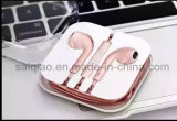 New Product Rose Gold Earphone with Mic and Volume Control for iPhone