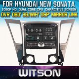 Witson Car DVD Player with GPS for Hyundai New Sonata/I40/I45/I50 (2011-2013) (W2-D8260Y) with Capacitive Screen Bluntooth 3G WiFi CD Copy
