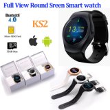 2016 Newest Bluetooth Smart Watch with Full View Round Screen (KS2)
