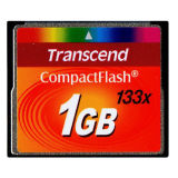 Transcend 1GB 133X Compact Flash Card CF Card Compactflash Cards
