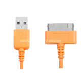 Cell Phone USB Data Cable Round USB Cables for iPhone 4 4s (JHU029)