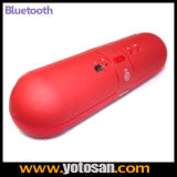 Audio Pill Capsule Shaped Lightweight New Mini Bluetooth Wireless Portable Speaker with Internal Mic for Conference Calls