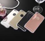 Mobile Accessories Luxury Mirror Electroplating Soft Clear TPU Phone Case for iPhone 5/5s/5se6/6s/6 Plus Back Cover