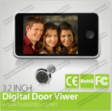 3.2 Inch LCD Screen Hotel Clear Image Digital Door Viewer