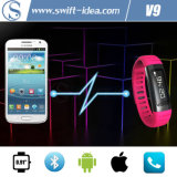 Perfect Support Android Cell Phone Bluetooth Smart Bracelet with Pedometer (V9)