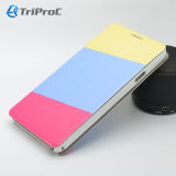 OEM Customized UV Printing PU Leather Slim Folio Smart Cell Mobile Phone Cover for Samsung Galaxy Note 3