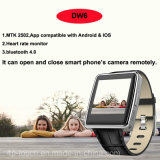 Bluetooth Smart Watch Made of Leather Watchband (DW6)