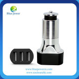 Square 3 USB Ports Car Charger Battery for iPad, iPhone
