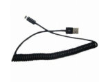Coiled Lightning USB Cable for iPhone, iPad etc
