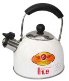 Round Stainless Steel Water Kettle with Bakelite Handle