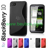 Slim Fit S-Line Wave Series TPU Silicone Gel Case Cover for Blackberry Z10 Bb 10