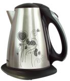 Stainless Steel Electric Kettle with Pattern Printing (LO-1006-A8)