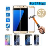 0.3mm Plating Tempered Glass Screen Protector for Galaxy S7 Edge